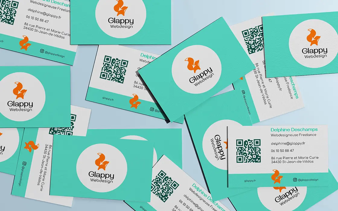 glappy creation cartes de visites