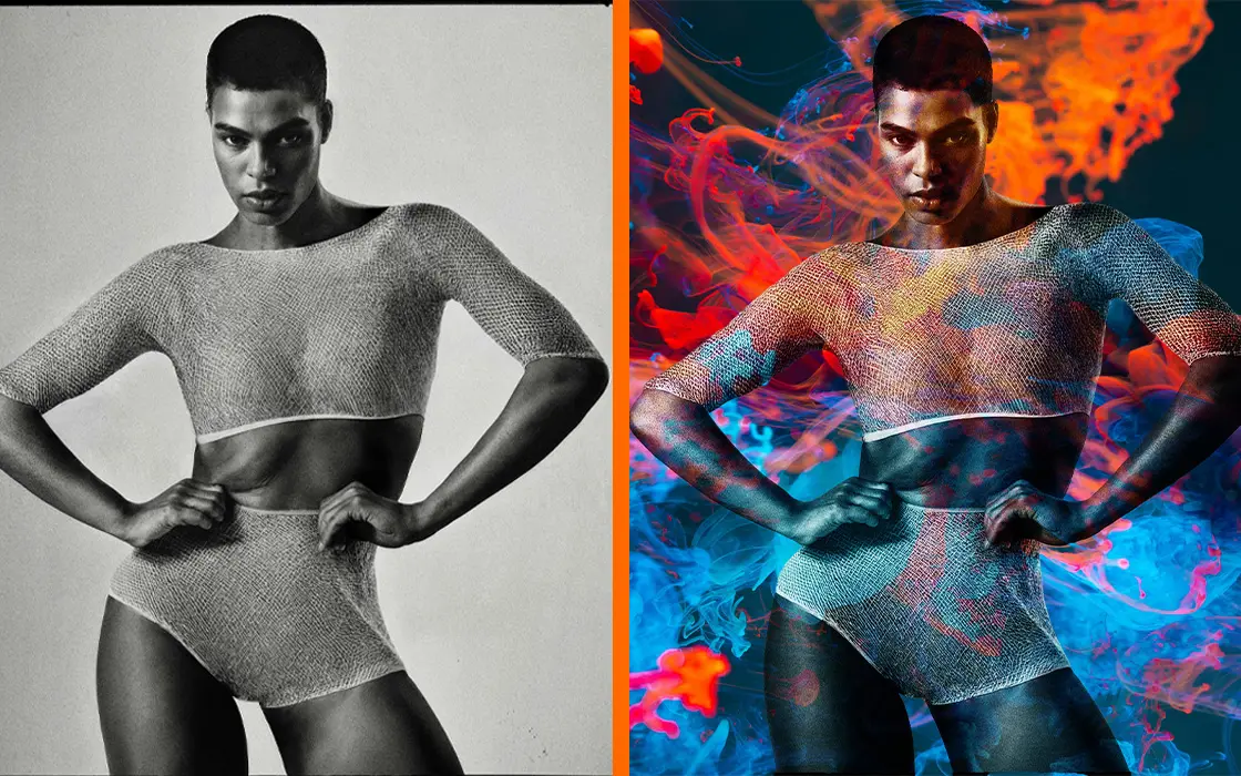 glappy photomontage femme artistique
