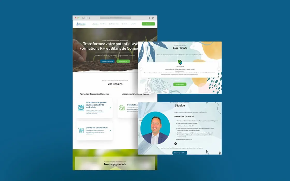 glappy webdesign rhe generation academie